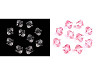 Plastic Faceted Beads 8x8 mm Sun