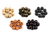 Perles en bois, Ø 22-25 mm