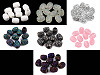 Plastikowe koraliki 13x15mm, duży otwór do przewlekania