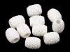Plastové korálky s velkým průvlekem / plavkové 13x15 mm