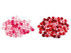 Plastic Faceted Beads 6x8 mm