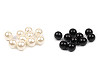 Imitations de perles en plastique Glance, Ø 12 mm
