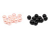 Cuentas de plástico imitación perlas brillantes Ø12 mm
