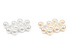 Imitations de perles en plastique Glance, Ø 12 mm