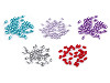 Plastic Imitation Pearl Beads Glance 6 x 10 mm, colore: oliva
