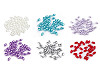 Plastic Imitation Pearl Beads Glance 6 x 10 mm, colore: oliva
