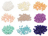 Plastové voskové korálky / perly Glance Ø6 mm