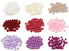 Imitation de perles en plastique Glance, Ø 6 mm