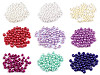 Plastic Imitation Pearl Beads Glance Ø6 mm