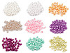 Imitation de perles en plastique Glance, Ø 6 mm