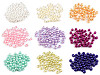 Imitation de perles en plastique Glance, Ø 6 mm