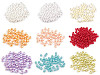 Imitation de perles en plastique Glance, Ø 6 mm