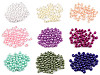 Imitation de perles en plastique Glance, Ø 6 mm