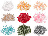 Cuentas de plástico imitación perlas brillantes Ø6 mm