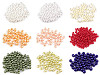 Plastikowe koraliki woskowane / perły Glance Ø6 mm