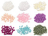 Plastic Imitation Pearl Beads Glance Ø6 mm