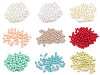 Imitation de perles en plastique Glance, Ø 6 mm