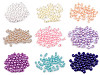 Plastic Imitation Pearl Beads Glance Ø6 mm
