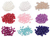 Plastikowe koraliki woskowane / perły Glance Ø6 mm