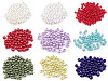 Imitation de perles en plastique Glance, Ø 6 mm