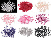 Imitations de perles en plastique Glance, Ø 5 mm