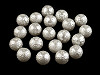 Skleněné voskové perly vroubkované Ø10 mm
