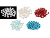 Plastic Imitation Pearl Beads Glance Ø8 mm