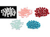 Plastikowe koraliki woskowane / perły Glance Ø8 mm