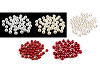 Imitations de perles en plastique Glance, Ø 8 mm