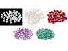 Imitations de perles en plastique Glance, Ø 8 mm