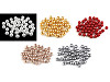 Plastic Imitation Pearl Beads Glance Ø8 mm