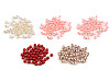 Imitations de perles en plastique Glance, Ø 8 mm