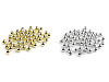 Perline imitazione plastica, Glance, Ø 6 mm, colore: metallizzato