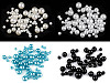 Plastic Imitation Pearl Beads Glance mix of sizes