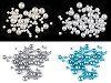 Plastic Imitation Pearl Beads Glance mix of sizes