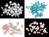 Plastic Imitation Pearl Beads Glance mix of sizes