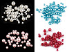 Imitation de perle en plastique Glance, mélange de tailles