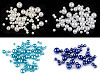 Plastic Imitation Pearl Beads Glance mix of sizes