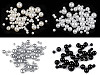 Plastic Imitation Pearl Beads Glance mix of sizes