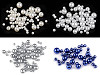 Plastic Imitation Pearl Beads Glance mix of sizes