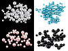 Plastic Imitation Pearl Beads Glance mix of sizes