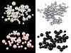 Plastic Imitation Pearl Beads Glance mix of sizes