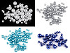Plastic Imitation Pearl Beads Glance mix of sizes