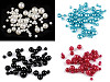 Plastic Imitation Pearl Beads Glance mix of sizes