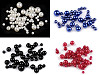 Plastic Imitation Pearl Beads Glance mix of sizes