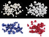 Imitation de perle en plastique Glance, mélange de tailles
