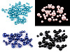 Plastic Imitation Pearl Beads Glance mix of sizes