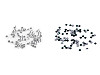 Iron-on hotfix rhinestones, size SS10