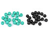 Perles acryliques mates, Ø 10 mm