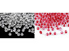 Rocailles 6/0 – 4 mm mit Durchzug, leuchtende Farben